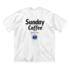 SUNDAY BROのSunday coffee ビッグシルエットTシャツ