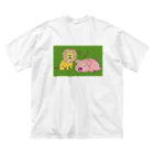 おさるさんのらいおん ビッグシルエットTシャツ