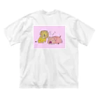 おさるさんのらいおん ビッグシルエットTシャツ