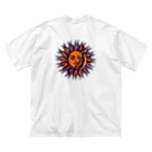 餃子めいめいのGyoza Solar Flear ビッグシルエットTシャツ