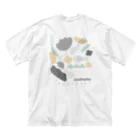 Maki EmuraのABSTRACT (kusumi)  ※バックプリント ビッグシルエットTシャツ