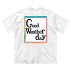 good weather dayのgoodweatherday＿ロゴビッグT ビッグシルエットTシャツ