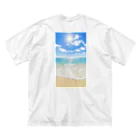 mizuphoto galleryのSunshine beach ビッグシルエットTシャツ