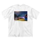 Rikky’s Shopの香港(夜景) ビッグシルエットTシャツ