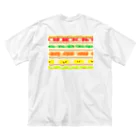 Raimeiのフルーツミルクレープ ビッグシルエットTシャツ
