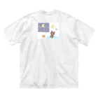 くま工房 little. のくまとつき ビッグシルエットTシャツ