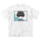 Hungryのたろう tシャツ バックプリント ビッグシルエットTシャツ