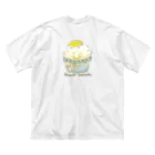 chun_coのおやすみレモンカップケーキ ビッグシルエットTシャツ