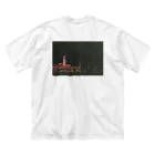 チルTショップのThe American Diner（Back Print) ビッグシルエットTシャツ