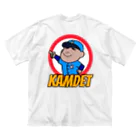 KAMDET カムデット　ストリートブランドのKAMDET  baseball logo ビッグシルエットTシャツ