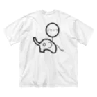 Tsukasaのゾウドウ 루즈핏 티셔츠