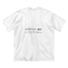 No Face , No Case .の跳ぶ Big T-Shirt