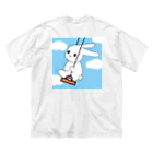 たま屋のぶらんこ  ウサたん ビッグシルエットTシャツ