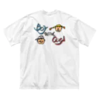 CheesesのBoy and Girl tee ビッグシルエットTシャツ