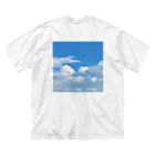 あおのもくもくの雲 ビッグシルエットTシャツ