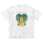 TSUKIKOU SHOP の投げキッス女の子 Big T-Shirt