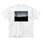 2929gawDesignShop358のEarly winter sunrise ビッグシルエットTシャツ