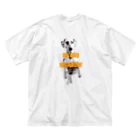 ブッチーズのなで肩犬 ビッグシルエットTシャツ