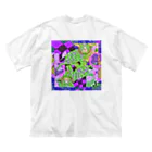 SAQの斑点(反転)虎くん Big T-Shirt