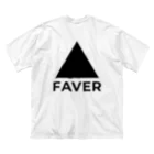 FAVERのFAVER-triangle ビッグシルエットTシャツ