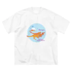 fumimicreativeのヴェラキラプトル　80年代風レトロポップな恐竜 Big T-Shirt