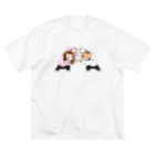 maruko shop☺︎のフュージョン ビッグシルエットTシャツ