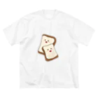 mocha_jasmine_shopの食ぱんファミリー ビッグシルエットTシャツ