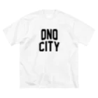 JIMOTOE Wear Local Japanの大野市 ONO CITY ビッグシルエットTシャツ