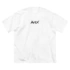 aisaacのArtX黒ロゴ Big T-Shirt