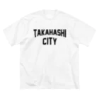JIMOTOE Wear Local Japanの高梁市 TAKAHASHI CITY ビッグシルエットTシャツ