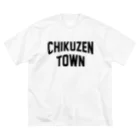 JIMOTOE Wear Local Japanの筑前町市 CHIKUZEN CITY ビッグシルエットTシャツ