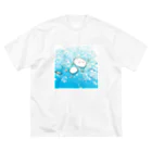 漫画工房クロノスの水風呂ラブ ビッグシルエットTシャツ