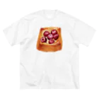 REIKO SHIBUYAの菓子パンが好き　〜チェリーデニッシュ〜 ビッグシルエットTシャツ