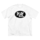 PLAY clothingのELLIPSE LOGO BL ① ビッグシルエットTシャツ