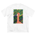 片倉のフラミンゴ Big T-Shirt