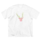 toejanssonのDeeR × strawberry ビッグシルエットTシャツ