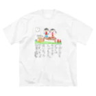 ♡Strawberry♡Milk苺SHOP♡のスイカ♡夏休みの絵日記Tシャツ ビッグシルエットTシャツ