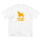 onehappinessのイングリッシュコッカースパニエル　ガーベラ Big T-Shirt