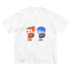 パンデばらんすのSHOPの旅する女の子＆男の子 ビッグシルエットTシャツ