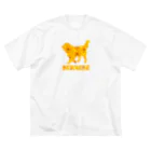 onehappinessのバーニーズ　ガーベラ ビッグシルエットTシャツ