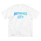 JIMOTOE Wear Local Japanの安芸高田市 AKITAKADA CITY ビッグシルエットTシャツ