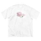 CrystalRoseのシャクヤク  ビッグシルエットTシャツ