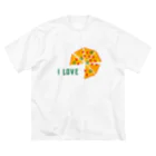 hrponponaのI LOVE ピザ Big T-Shirt