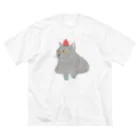 トコロコムギのブリいちご ビッグシルエットTシャツ