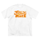 キャラマリのときめきTオレンジ（背面文字あり） ビッグシルエットTシャツ