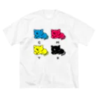 田園調布前のCMYKねこ Big T-Shirt