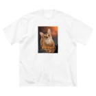 kawaii nekko shopのsunrise cat Big T-Shirt