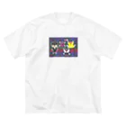 こまとごまの孫の着せ替えチワックス ビッグシルエットTシャツ