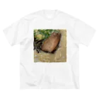 あゆのしおやきのとんこつラーメン ビッグシルエットTシャツ