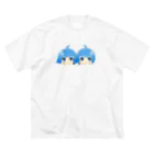 あらなみのおみせのユウナギねそべり。 ビッグシルエットTシャツ